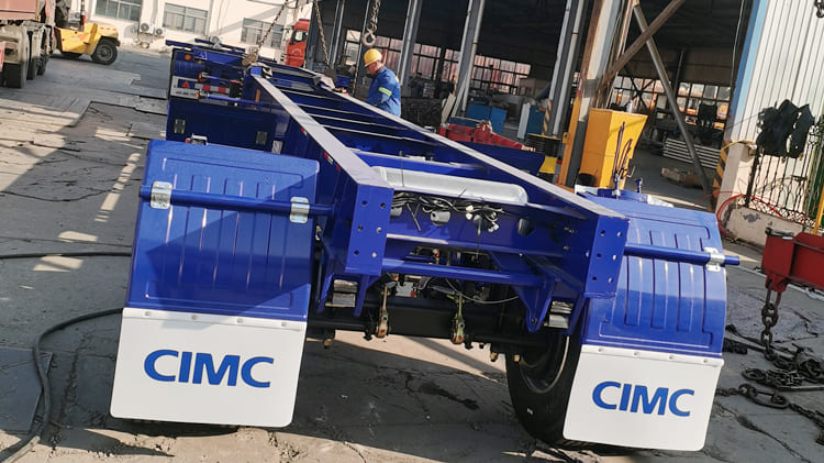 CIMC 40Ft Container Skeleton Trailer will be sent to Suriname Wanika