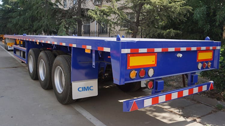 CIMC 40 Ft Flatbed Semi Trailer for Sale in Suriname Paramaribo