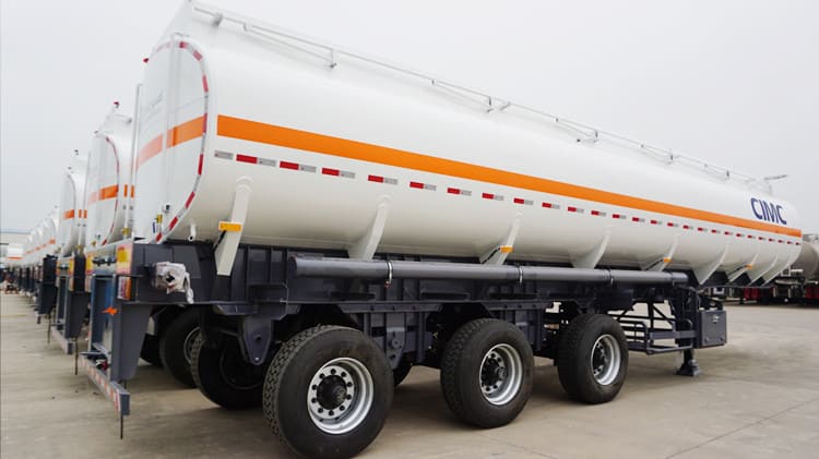 CIMC 3 Axle 40000 Liters Diesel Fuel Tanker Trailer for Sale in Suriname Paramaribo